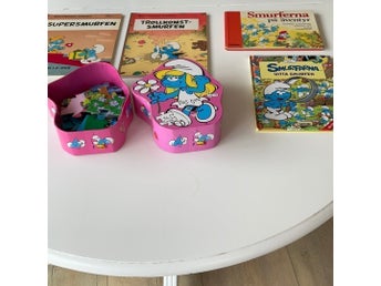 Smurfarna Böcker och Pussel - Samling