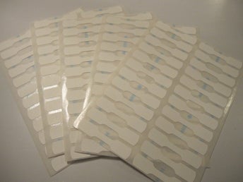 RINGETIKETTER 120 ST FÖR HANDSKRIFT