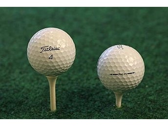 40 st Golfbollar Titleist ProV1 i Bra skick ( C-klass)