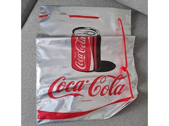 Coca Cola kasse/säck i plast retro