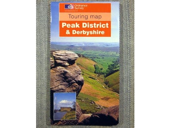 England Britannia Peak District & Derbyshire Touring map Karta kartor