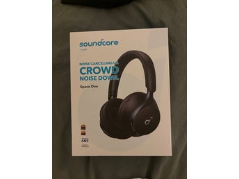 Soundcore Space One - Brusreducerande hörlurar (ANC) - Kvitto + Box