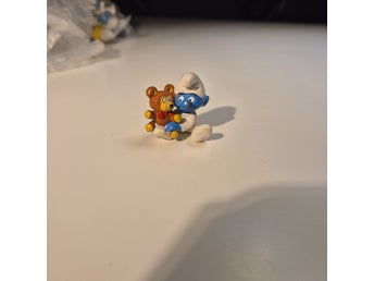 Smurf med nallebjörn