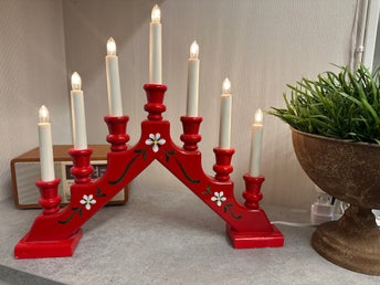 Retro Adventsljusstake