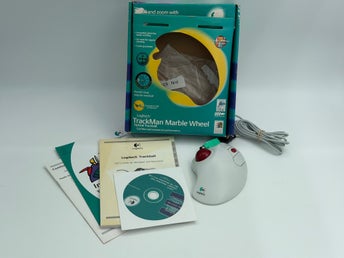 Vintage 1999 LOGITECH TrackMan Marble Wheel