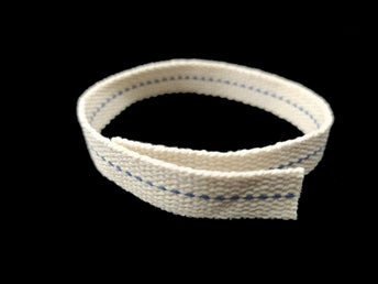 Platt Veke 12,5mm (45cm) till oljelampa, fotogenlampa (flatbrännare,bomullsveke)