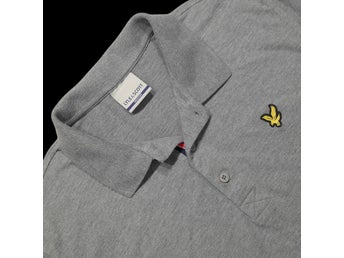LYLE & SCOTT Grå Piké strl M