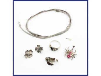 Skrot, 925/835 silver (vikt 26,28g)