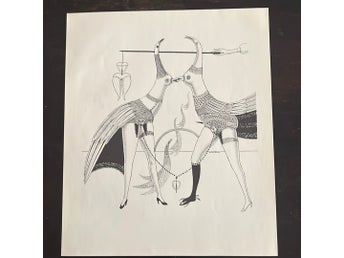 Litografi av Max Walter Svanberg
