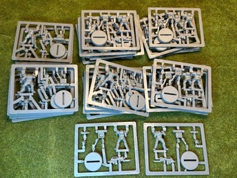J50- Warzone Mutant Chronicles-Bauhaus and Imperial- Ducal Militia and Trenchers