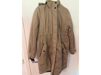 Mamalicious gravid beige vinterjacka, storlek M