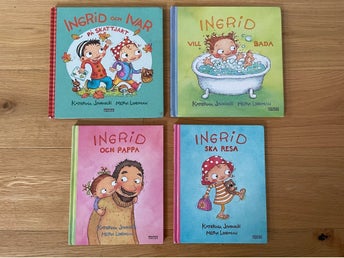 Bokpaket med Ingrid och Ivar + Ingrid böcker