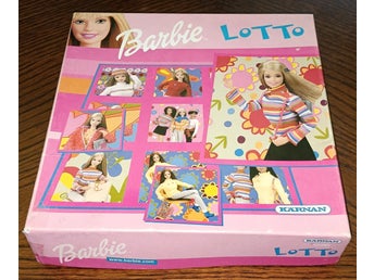 Barnspel Barbie LOTTO från Kärnan / KOMPLETT!