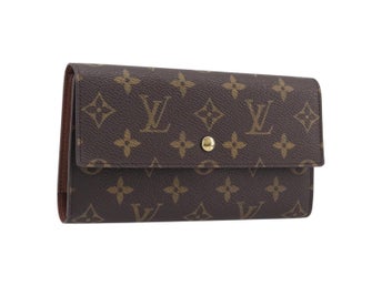 LOUIS VUITTON Monogram Porte Tresol internationell plånbok M61215 LV Auth am12753V