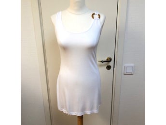 Accessorize Beach vintage white summer mini dress size S - USED