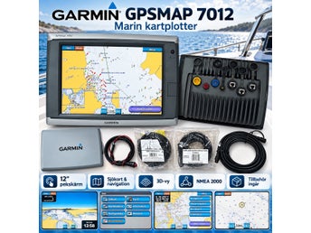GPSMAP 7012 12.1 Tum+BlueChart HXWW001G Northern Europe 2021