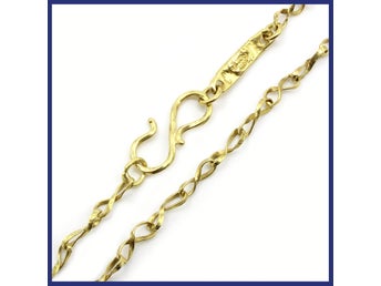 Halsband, 18K guld (vikt 7,83g, längd 43,7cm)