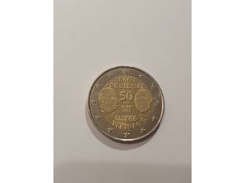 2 Euro France. Traité de l'Élysée