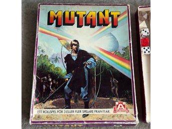 Mutant (1984) Äventyrsspel – Grundbox + BrisBrygga/ Den Grå Döden,del2 RPG RETRO