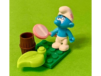 MEGA BLOKS Smurf med Spegel- Smurf - Litet byggset PEYO 2013