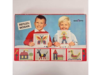 Vintage Magneto Reflex-Mosaik West Germany Peg Mosaic Set
