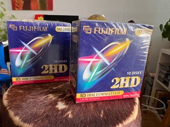 FUJIFILM MF2HD 2HD IBM Formatterade Diskettpaket