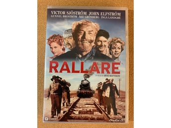 RALLARE (1947) NY inplastad DVD Victor Sjöström, John Elfström, Av Arne Mattsson