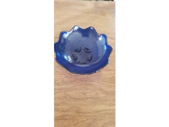 Blå Tupperware skål