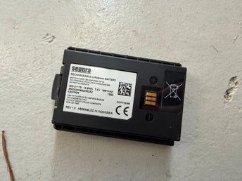 Sepura Li-Polymer Batteri 13.9Wh 7.4V 1880mAh