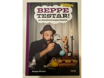 Bepppe Testar! 15 detektivexperiment av Beppe Singer, fint skick