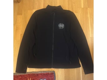 HIF fleece Svart träningsjacka size XL