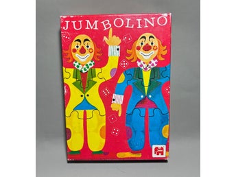 Jumbolino retro pussel spel med clowner - 1978, Hausemann & Hötte - 70-tal