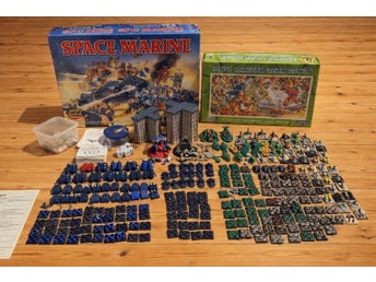Vintage Warhammer Epic: Space Marine Box Set + .. | Köp på Tradera