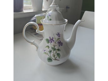 Skogsvid Svaneholm 1530 Kaffekanna med blommotiv