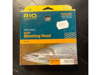 RIO Skagit Shooting Head Spey 750gr iFlight Clear Camo/Pale Orange
