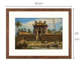 Kina Tempel Art print tavla Limited Edition #reapåtradera