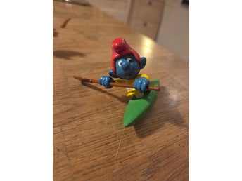 Smurf i kajak figur