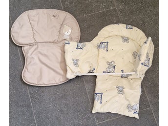 2 st Stöddynor vändbara IKEA Antilop stol eller andra barnstolar – bra skic