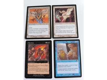 Magic The Gathering kort: Radiant, Karmic Guide, Attrition, Donate
