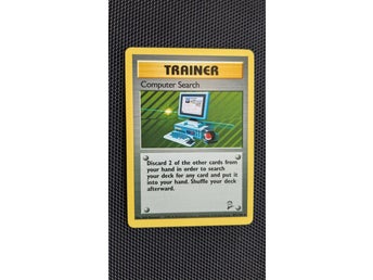 Computer Search - Non Holo Rare Trainer - Base Set 2 /130 - [Pokémon kort]
