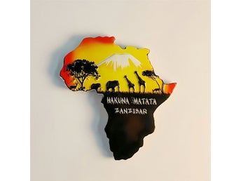Zanzibar Tanzania Kylskåpsmagnet