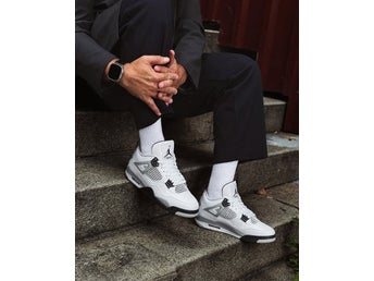 Nike Air Jordan 4 Retro - Oreo - Vit