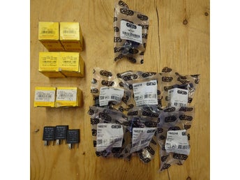 16 Relä 24V relä 6 olika Bosch Cargo Wehrle