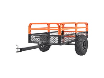 Heavy Duty Steel ATV Dump Trailer, 680 kg Load Capacity 0.43 Cubic Meter, Tow