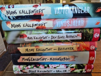 6 st Deckare av Mons Kallentoft