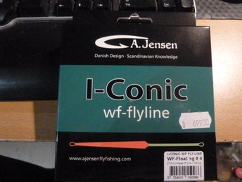 Fluglina A. Jensen I-Conic WF Floating #4. Helt ny!
