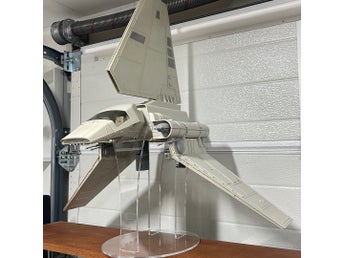 Vintage Star Wars Imperial Shuttle leksaksrymdskepp