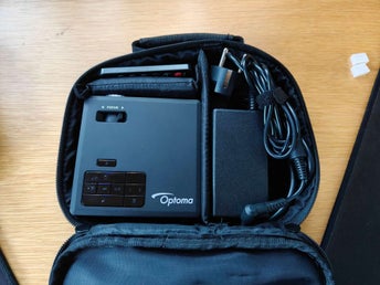 Optoma ML750e mikroprojektor, portabel LED – låga timmar (7 h)
