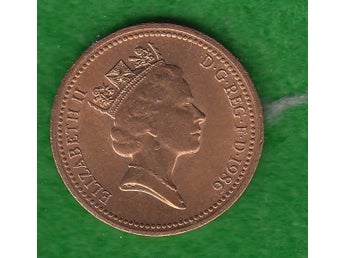ENGLAND# ONE PENNY 1986
