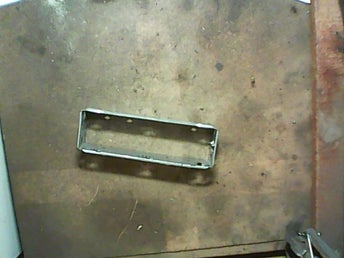 Stöldkassett ram för bilstereo.